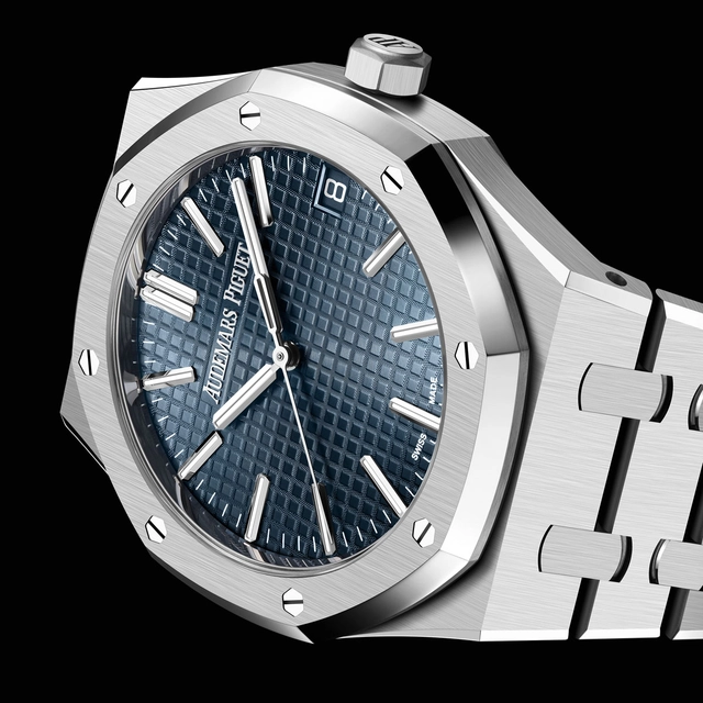 Audemars Piguet: Royal Oak 15510ST Stahl mit blauem Zifferblatt