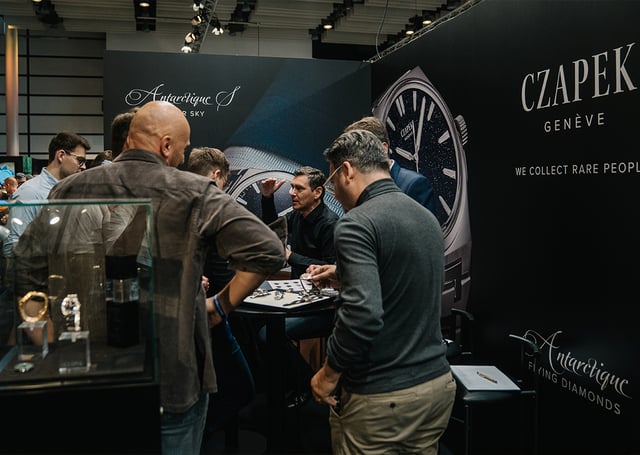 WatchTime Düsseldorf, am Stand von Czapek