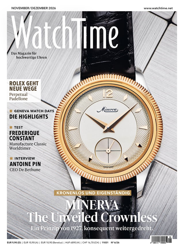 WatchTime November/Dezember Ausgabe mit Minerva Titel
