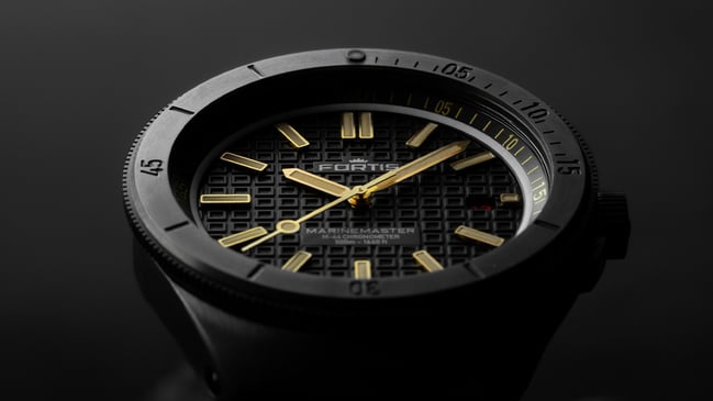 Fortis Marinemaster, schwarz beschichtete Taucheruhr