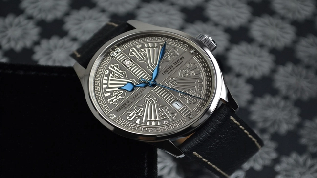 Alexander Shorokhoff Byzantium, Referenz AS.LA-IST-3, Uhr mit graviertem Zifferblatt