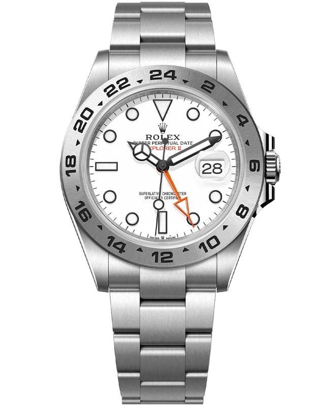 Rolex Explorer 2, Toolwatch aus Edelstahl mit Automatikkaliber