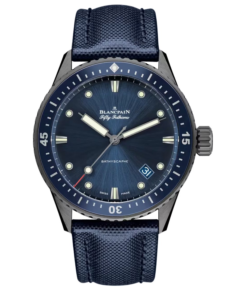 Blancpain Fifty Fathoms Bathyscaphe, luxuriöse Taucheruhr mit Manufakturkaliber