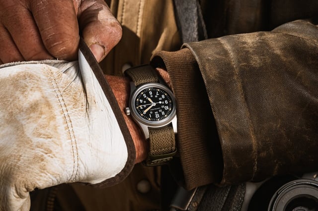 Hamilton Khaki Field Mechanical 36mm, Uhr am Handgelenk