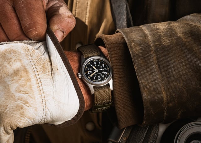 Hamilton Khaki Field Mechanical 36mm, Uhr am Handgelenk