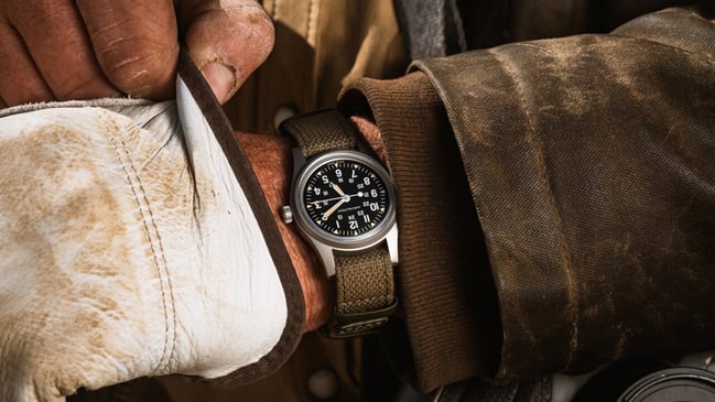 Hamilton Khaki Field Mechanical 36mm, Uhr am Handgelenk