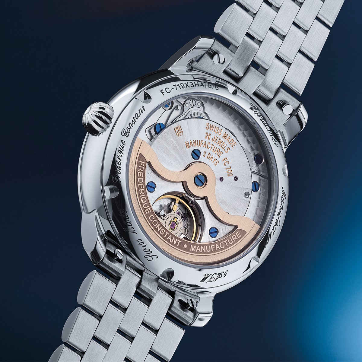 Frederique Constant Classic Manufacture Worldtimer, Kaliber FC-719