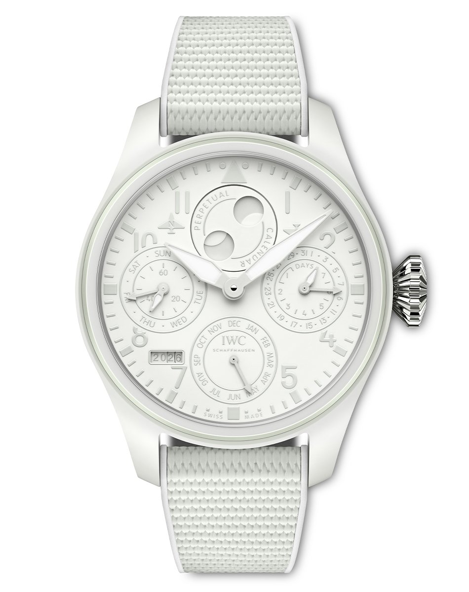 IWC Big Pilot’s Watch Perpetual Calendar Ceralume, ewiger Kalender mit Automatikwerk und Leuchtmasse