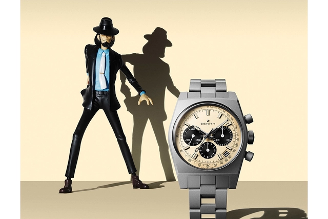 Zenith Chronomaster Revival Aufmacher mit Anime-Figur im Hintergrund