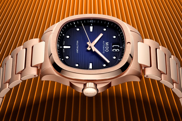 Mido Multifort TV Big Date M049.526.33.041.00: Close-up Zifferblatt