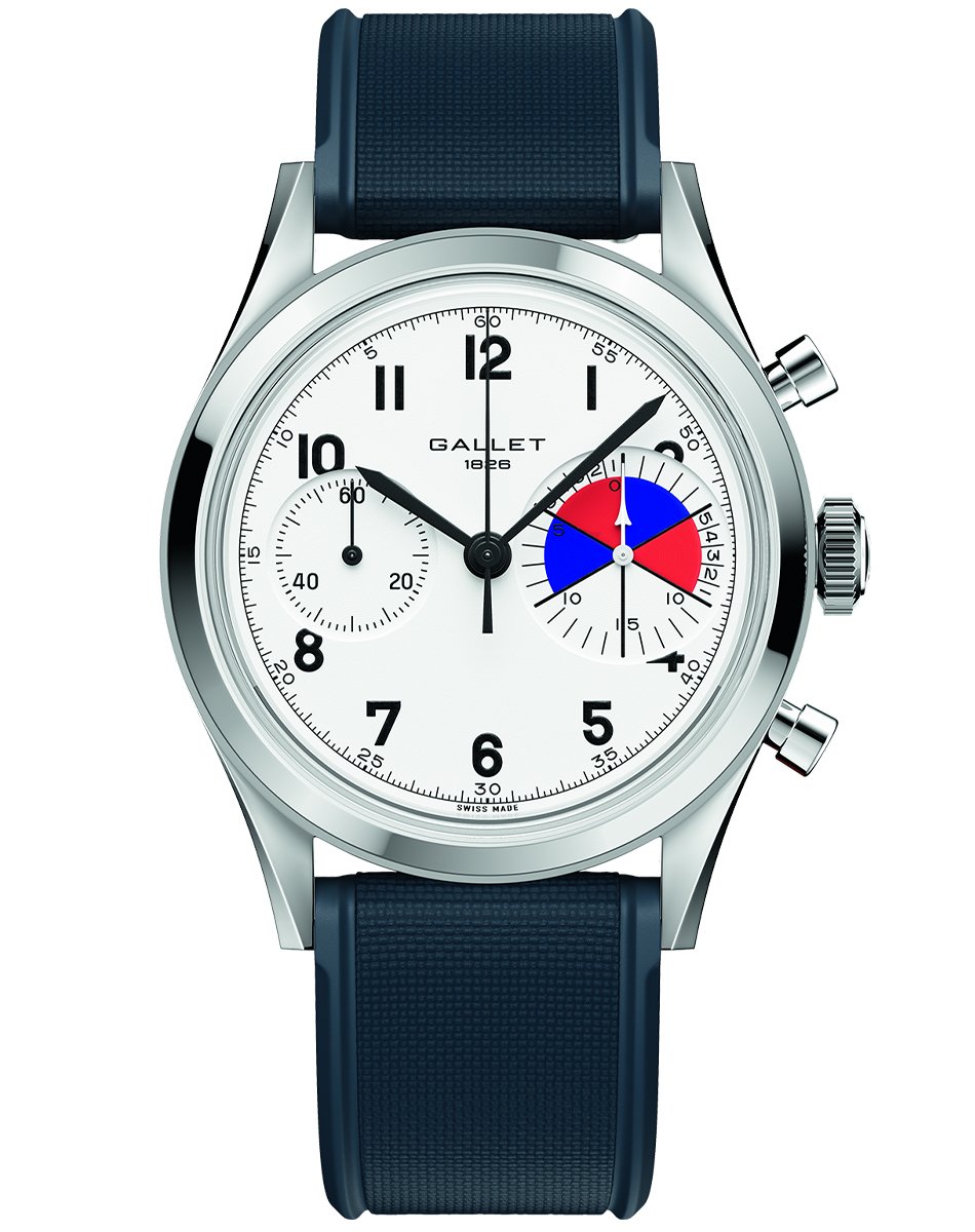 Gallet Tribute to Multichron Yachting Big Eye, Chronograph mit Automatikkaliber