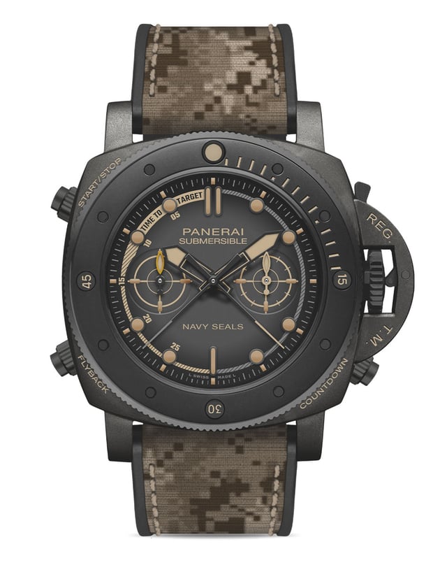 Panerai Submersible Chrono Navy Seals Titanio PAM01521