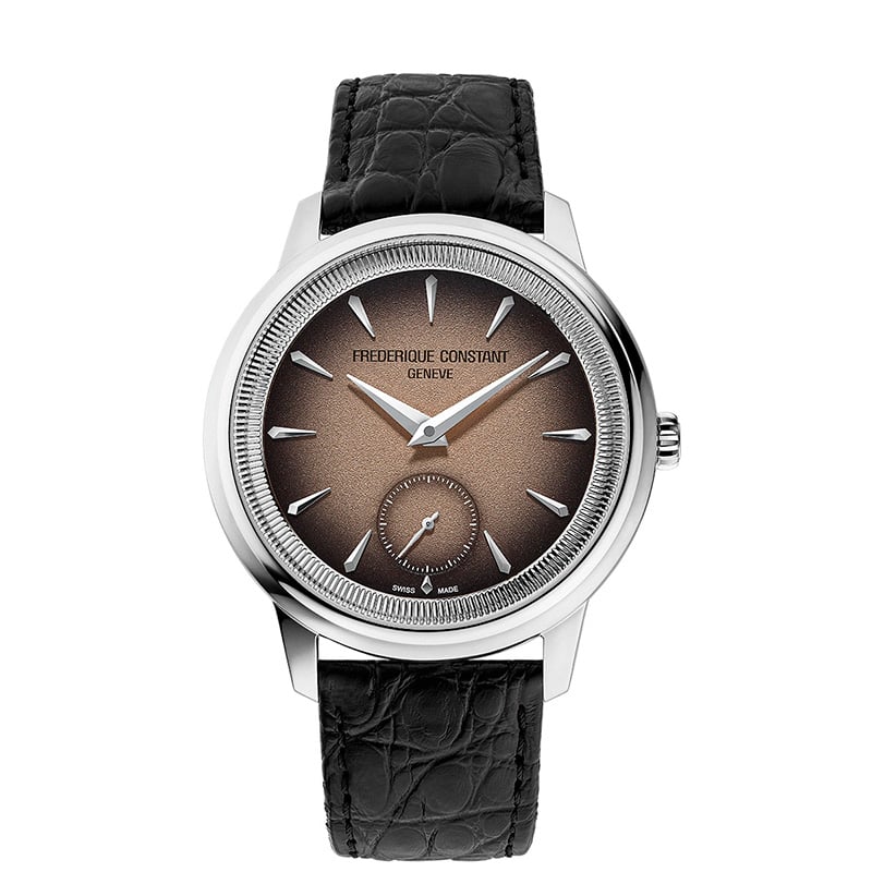 Frederique Constant Classics Moneta Handaufzug: Frontansicht Uhr