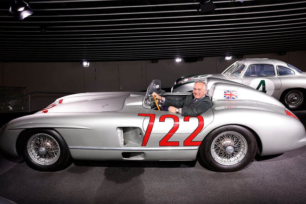 Karl-Friedrich Scheufele im Mercedes Benz Museum Stuttgart