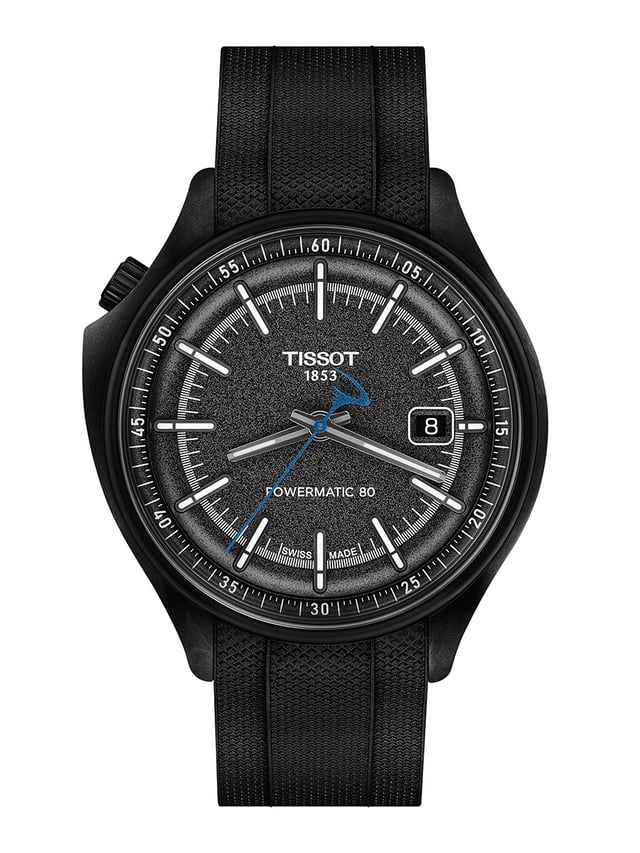 Tissot Pinarello, schwarze Uhr