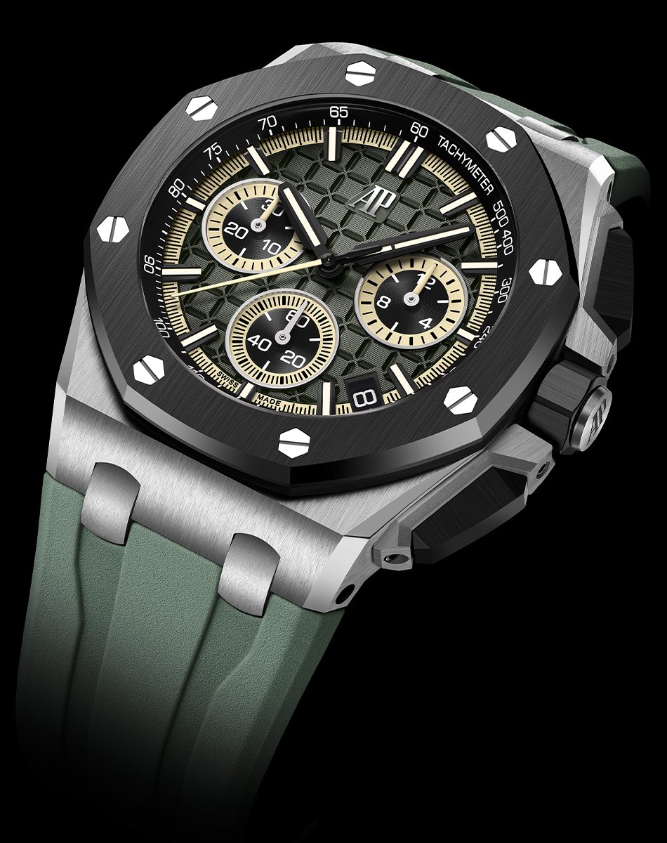 Audemars Piguet Royal Oak Offshore Chronograph Automatic, Automatik-Chronograph von Audemars Piguet aus Keramik beziehungsweise Titan