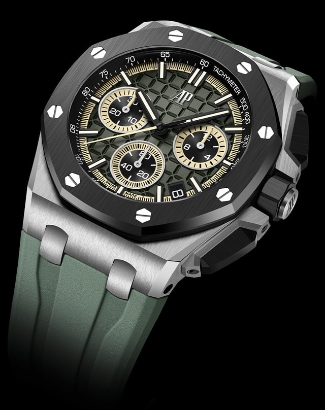 Audemars Piguet Royal Oak Offshore Chronograph Automatic, Automatik-Chronograph von Audemars Piguet aus Keramik beziehungsweise Titan