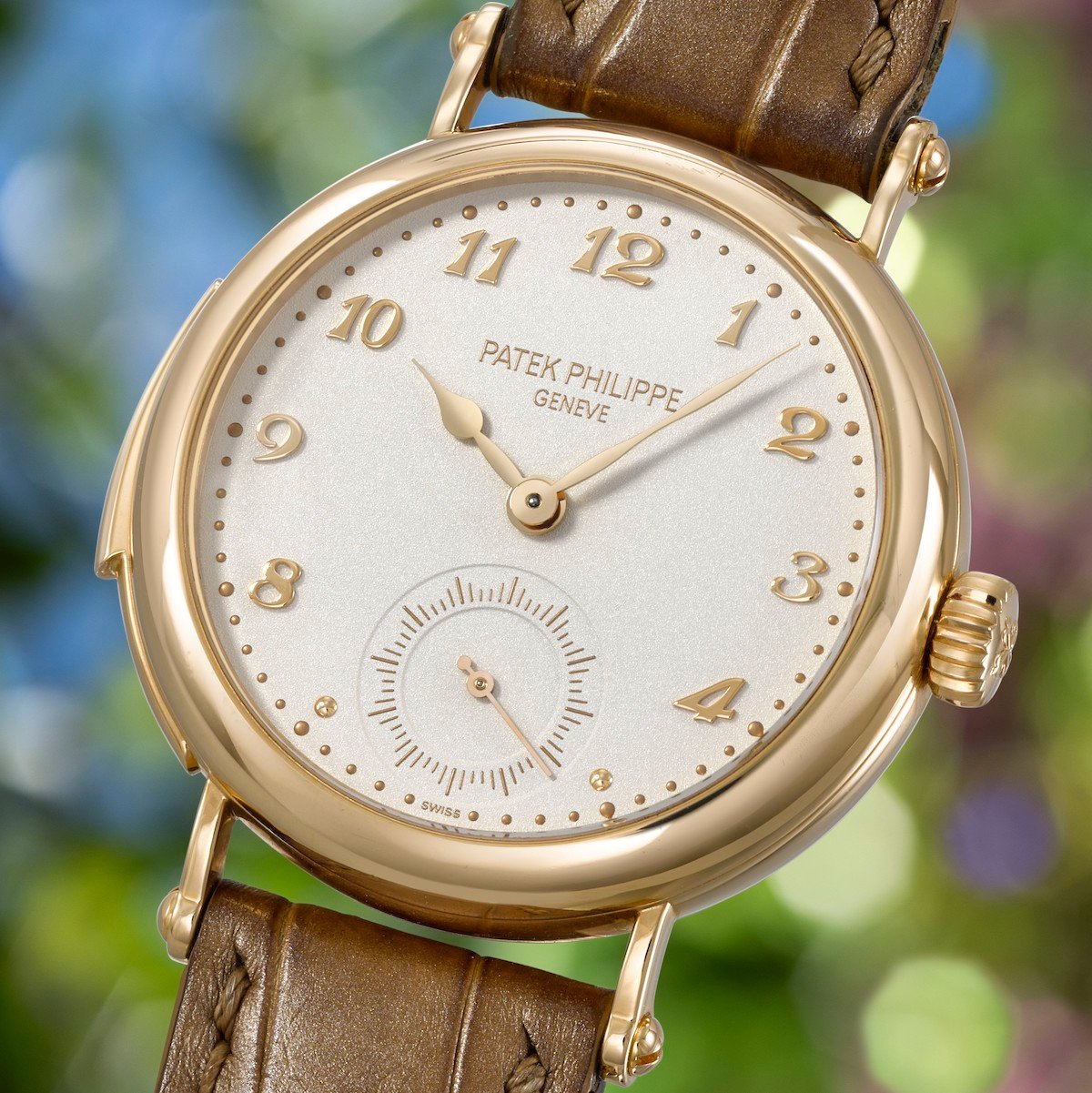 Das Zifferblatt der Patek Philippe, reference 7000R-001 