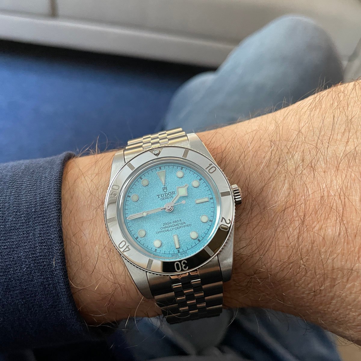 Tudor: Black Bay 54 Lagoon Blue Wristshot