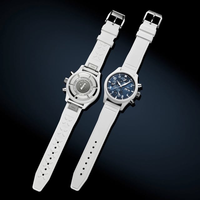 IWC: Pilot's Watch Chronograph 41 Le Petit Prince, Ref. 389410 Front Back