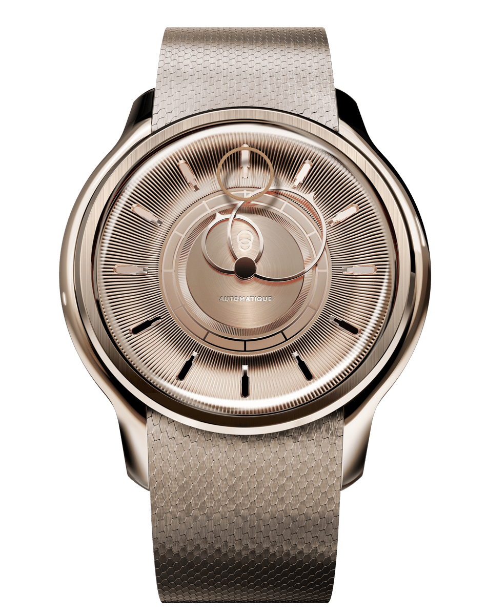 Beaubleu × Monnaie de Paris: La Pièce N°2 mit Stundenindizes in der Farbvariante Rose Gold