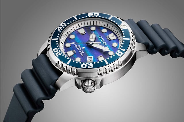 Citizen Promaster Blue Ocean BN0167-09W: Zifferblatt, Titel