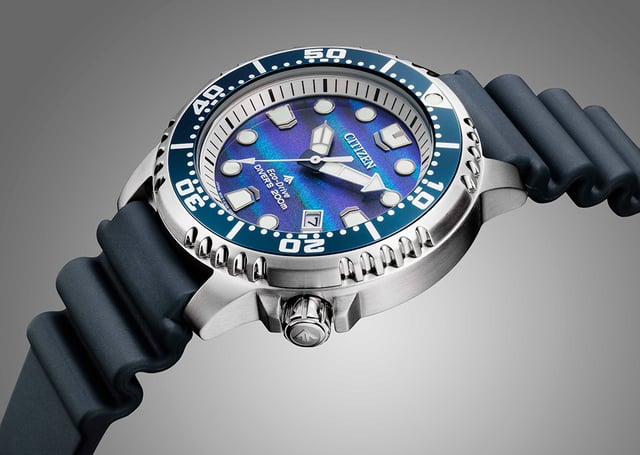 Citizen Promaster Blue Ocean BN0167-09W: Zifferblatt, Titel