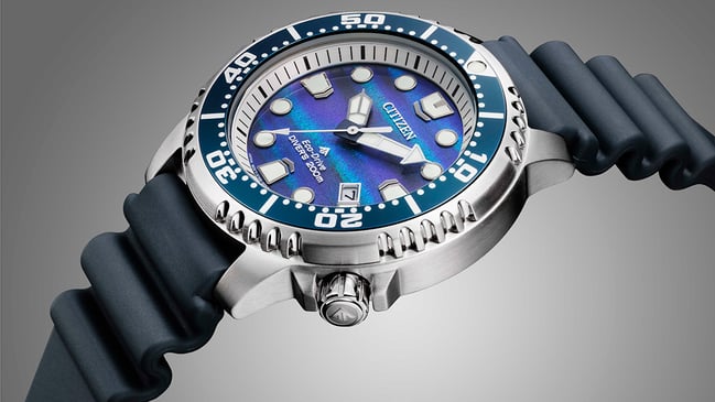 Citizen Promaster Blue Ocean BN0167-09W: Zifferblatt, Titel