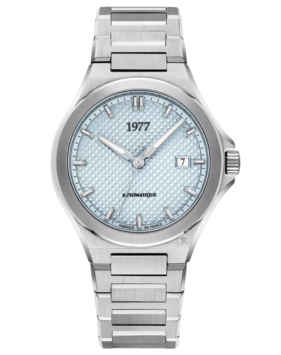 Die Arsène von Montres 1977 in Eisblau