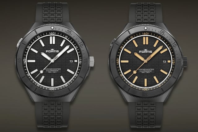 Fortis Marinemaster, schwarz beschichtete Taucheruhr