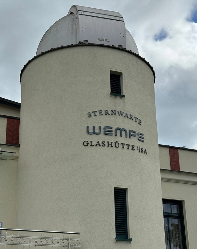 Berühmte Sternwarte von Wempe