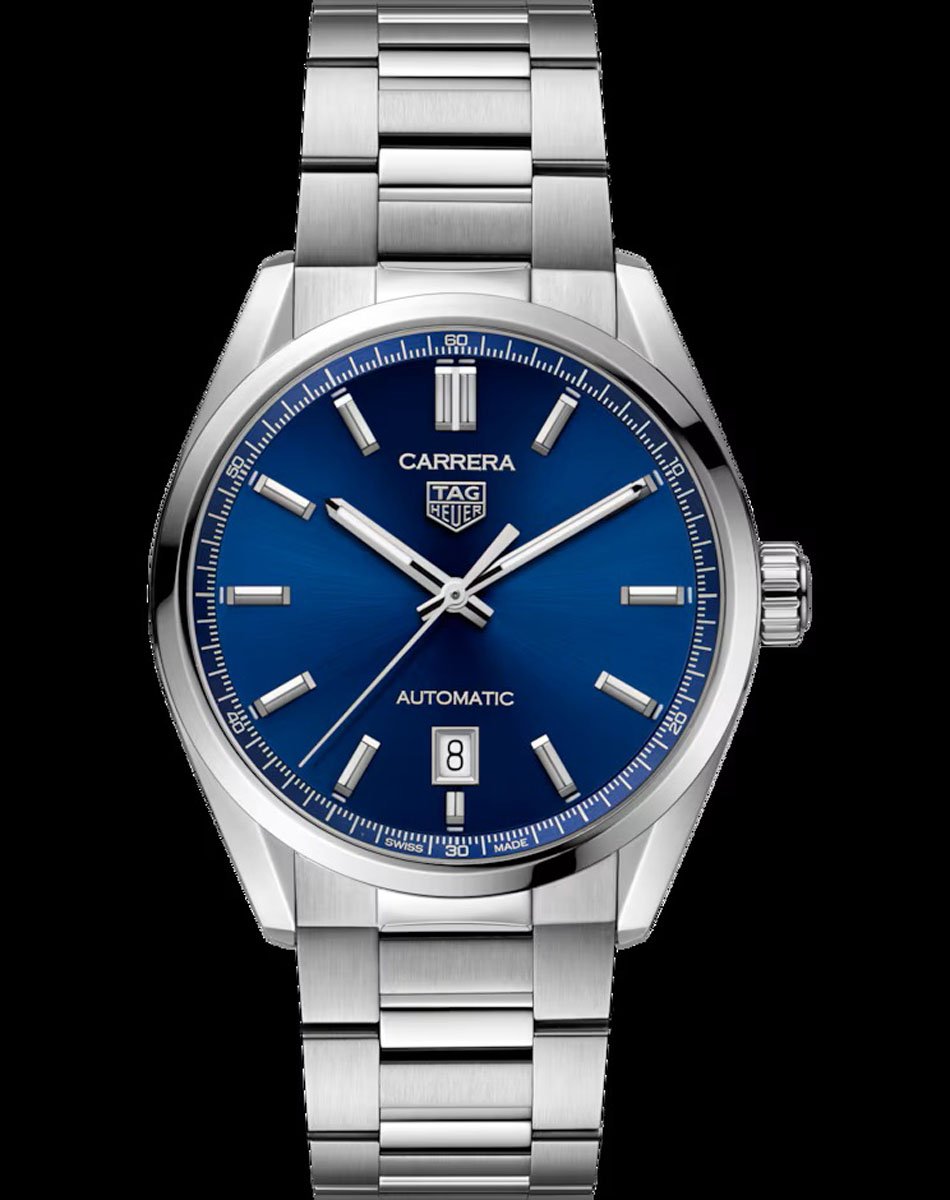 TAG Heuer: Carrera Date mit blauem Zifferblatt