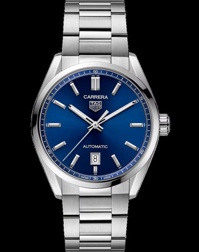 TAG Heuer: Carrera Date mit blauem Zifferblatt