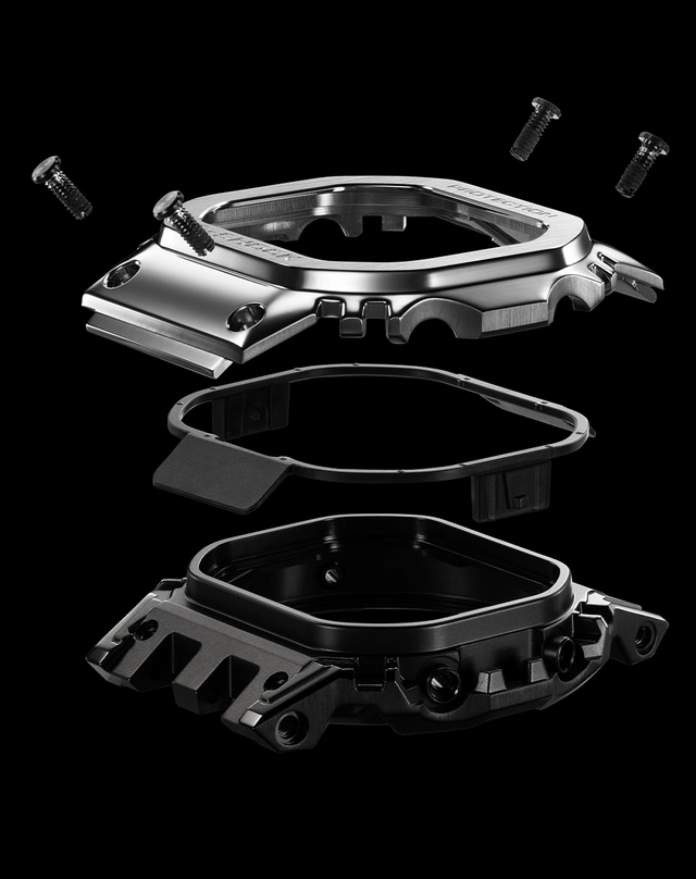 G-Shock – GMW-BZ5000D-Serie, robuste Digital-Uhr aus Metall