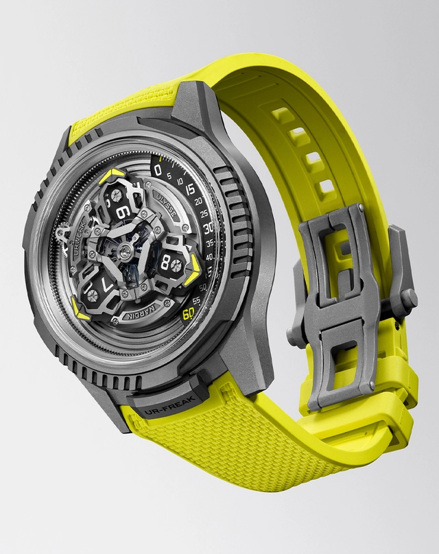 Ulysse Nardin – UR-Freak, Luxusuhr mit Kautschukband und Automatikwerk