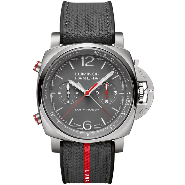 Panerai: Luminor Chrono Flyback Luna Rossa Titanio