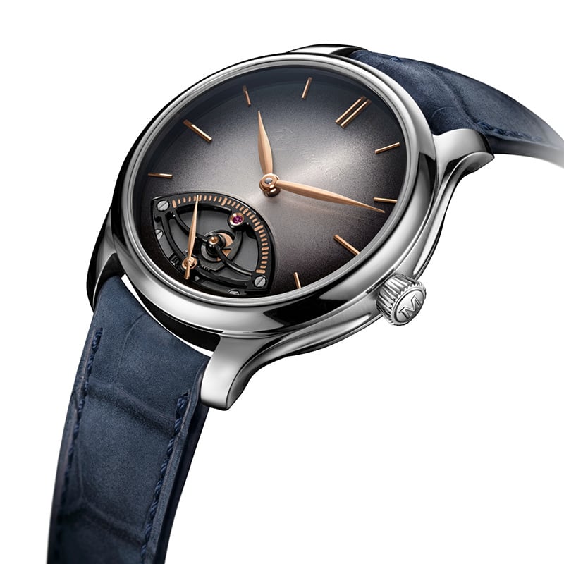H. Moser & Cie Endeavour Retrograde Seconds: Zifferblatt