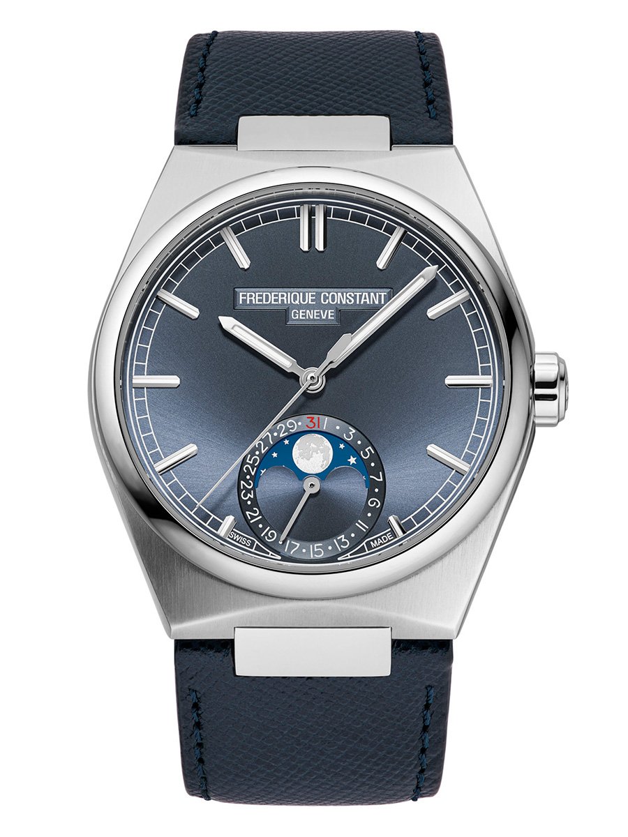 Frederique Constant Highlife  Moonphase Date Manufacture: Frontansicht Uhr