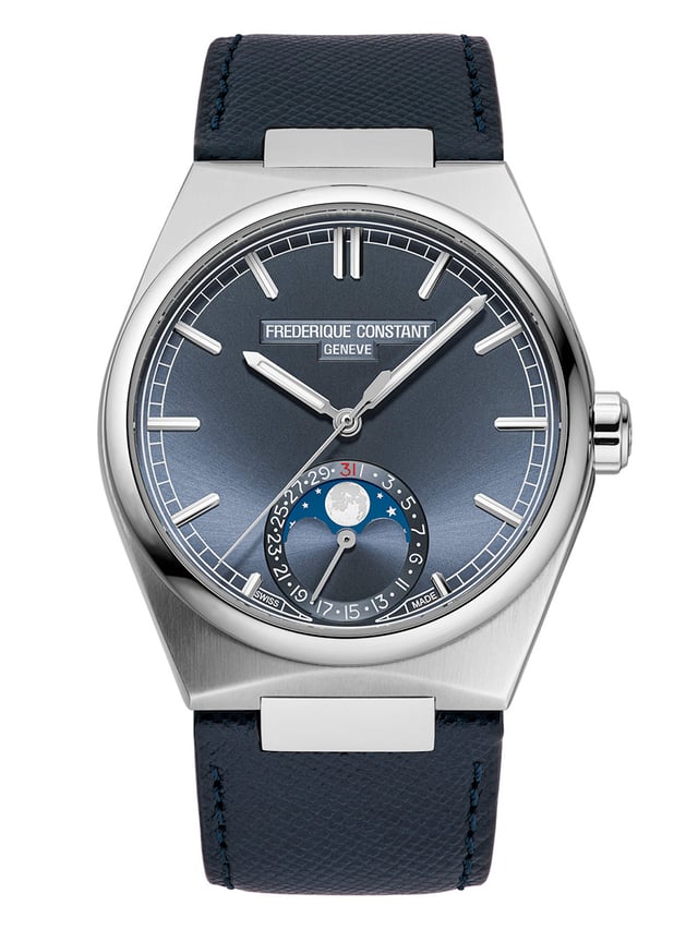 Frederique Constant Highlife  Moonphase Date Manufacture: Frontansicht Uhr
