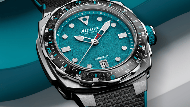 Alpina Seastrong Diver Extreme Automatic, farbenfrohe Sportuhr mit Automatikwerk