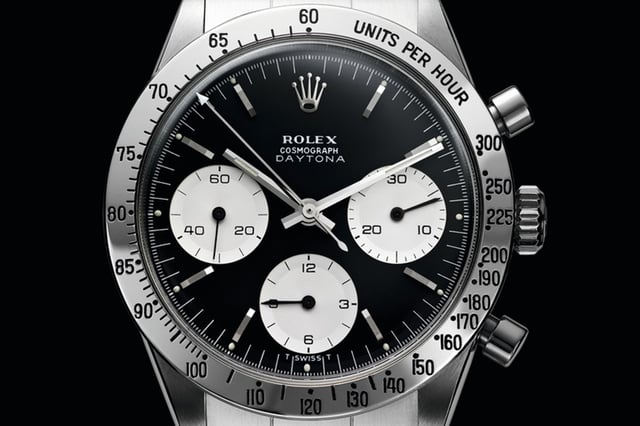 Rolex Daytona, Vintage-Chronograph aus Edelstahl