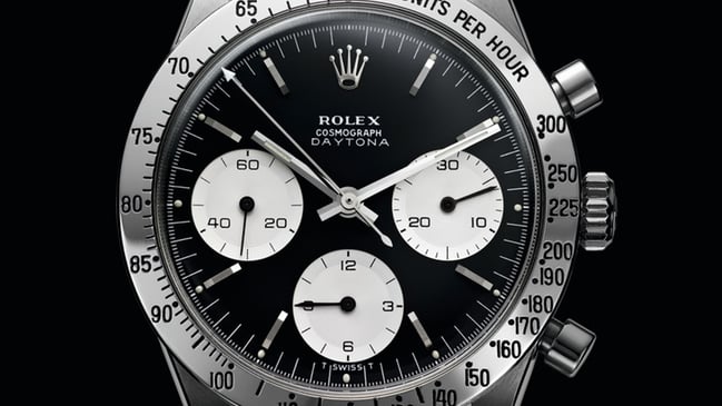 Rolex Daytona, Vintage-Chronograph aus Edelstahl