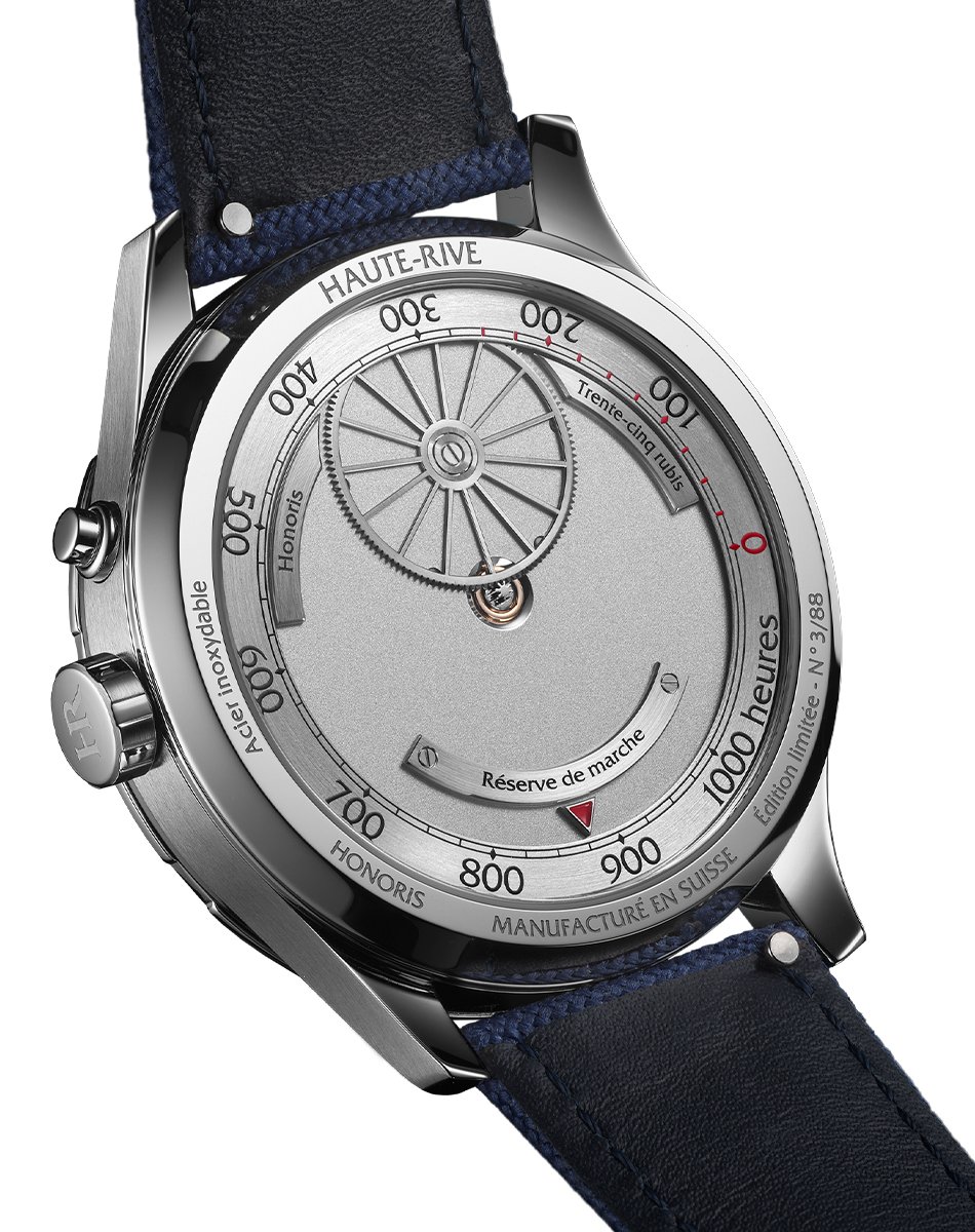 Haute-Rive Honoris Strato, Edelstahluhr mit Manufakturkaliber und Tourbillon
