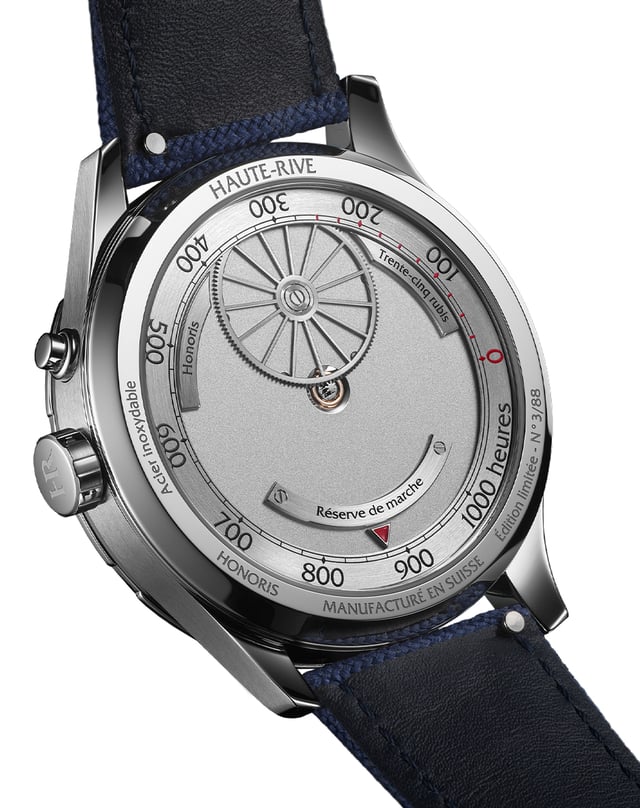 Haute-Rive Honoris Strato, Edelstahluhr mit Manufakturkaliber und Tourbillon
