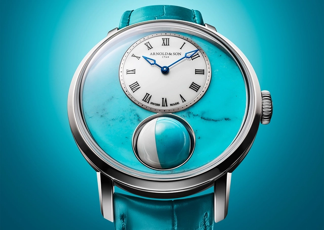 Arnold & Son Luna Magna Steel Turquoise