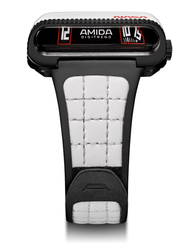 Amida – Digitrend NASA Edition, Automatikuhr mit ungewöhnlichem Design und Scheibenanzeige