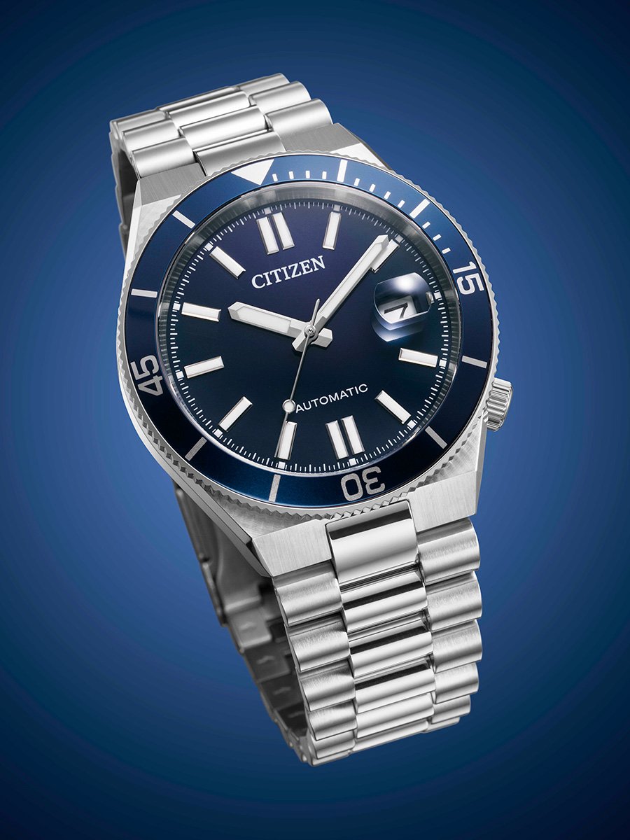 Citizen Tsyousa Shore, Ref. NJ0230-59L, Frontansicht Uhr