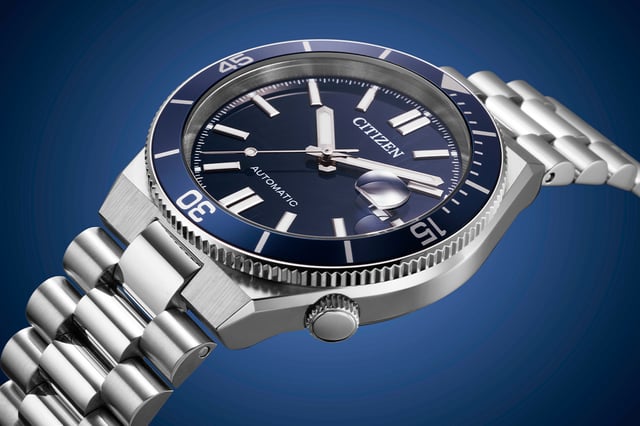 Citizen – Tsuyosa Shore, Edelstahluhr im Taucheruhren-Stil