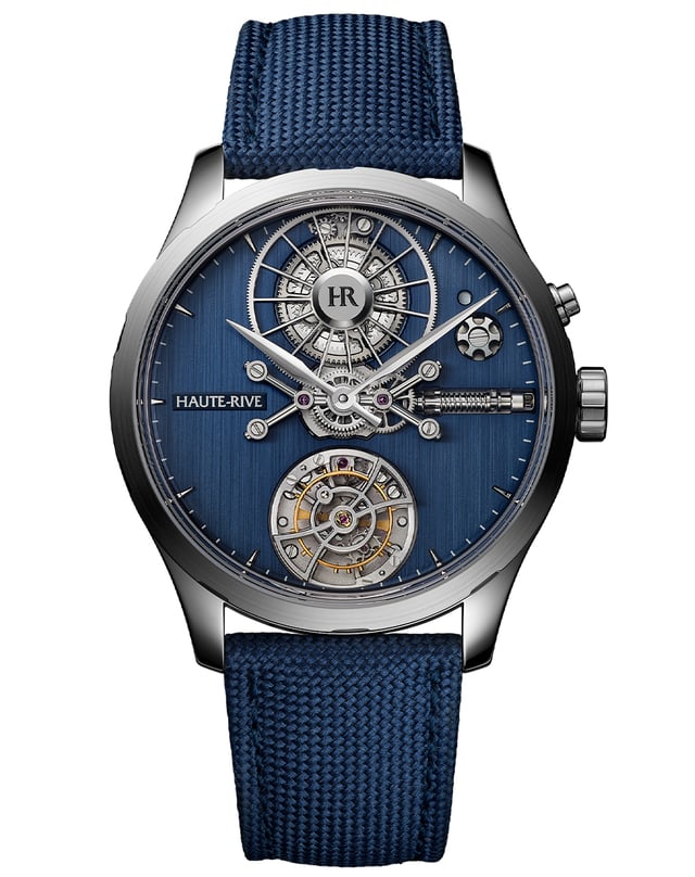 Haute-Rive Honoris Strato, Edelstahluhr mit Manufakturkaliber und Tourbillon