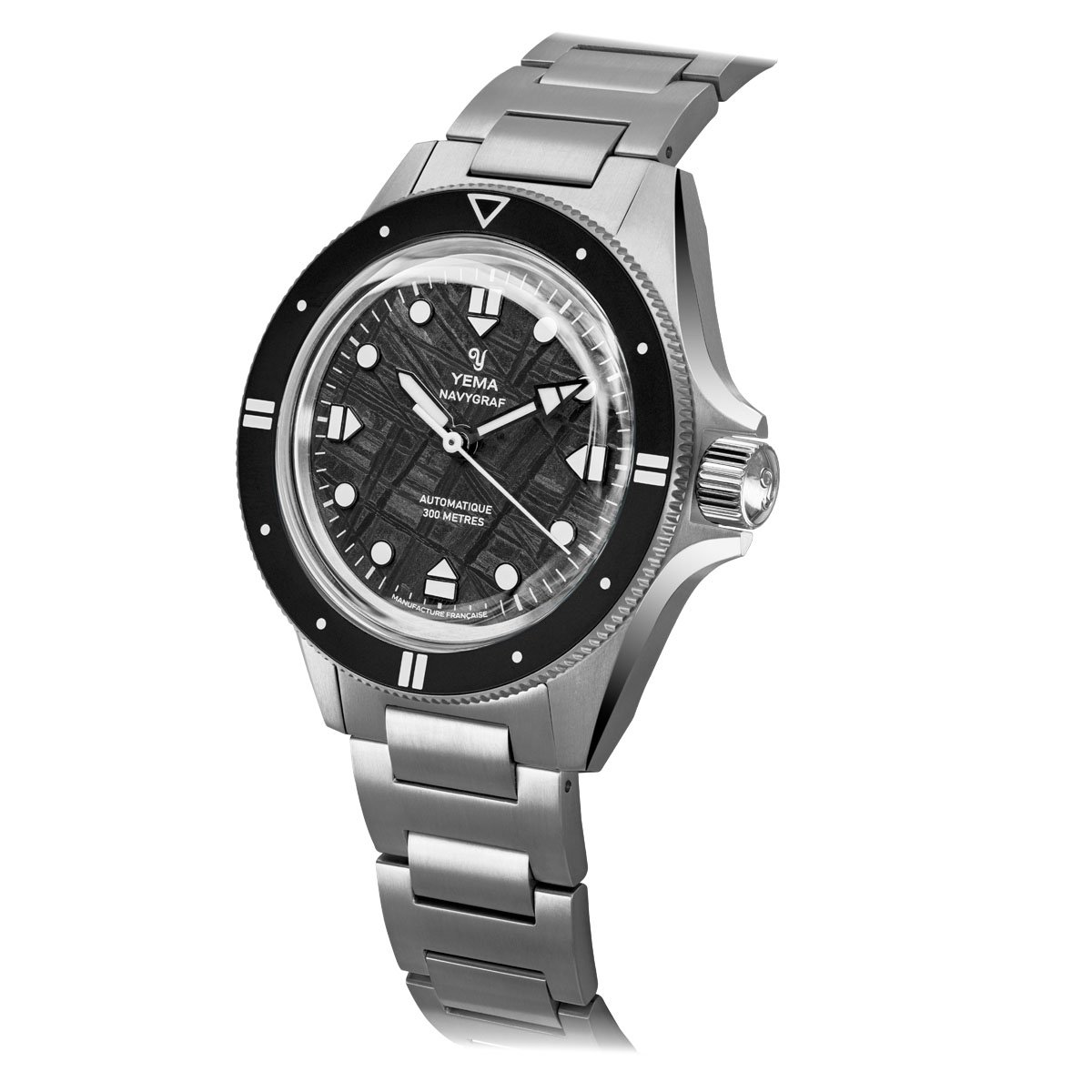 Yema: Navygraf Meteorite CMM.10 Limited Edition mit schwarzem Zifferblatt